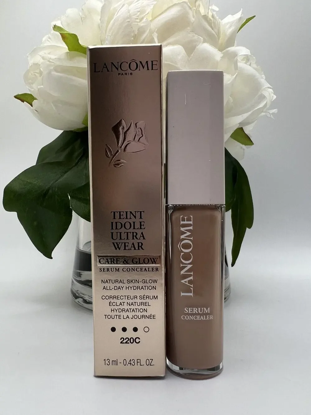 Lancome Teint Idole Ultra Wear Serum Concealer 220C Full Size .43 fl oz / 13ml